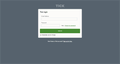 Desktop Screenshot of geta.tickspot.com