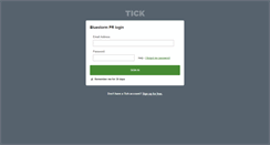 Desktop Screenshot of bluestormpr.tickspot.com