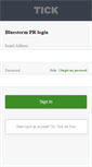 Mobile Screenshot of bluestormpr.tickspot.com